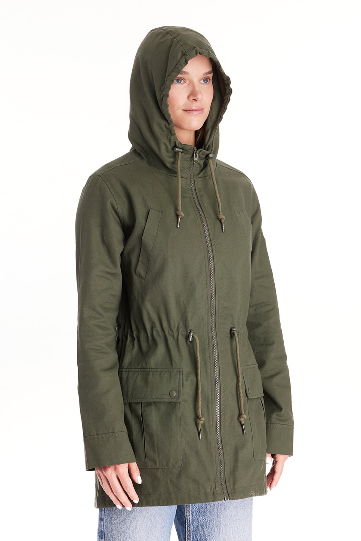 Maternity Jacket Lara 3 in 1 Military Style Cotton – Moderneternity