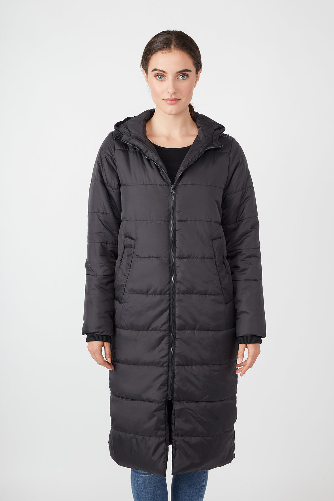 Long winter coat quilted puffer – Moderneternity 
