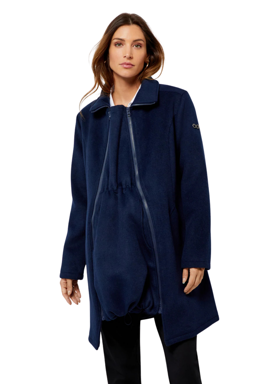 Maternity Coat Khloe 3 in 1 Wool Coat Semi Fitted – Moderneternity