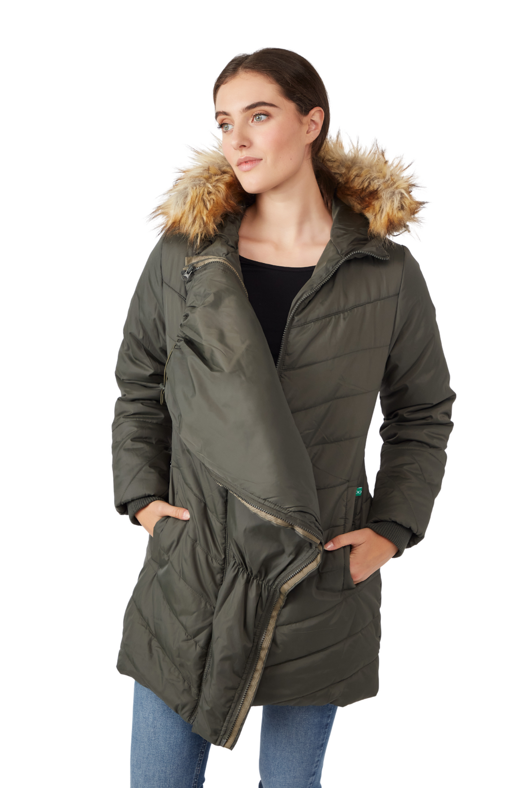 Maternity Coat Lexi 3 in 1 Waterproof Babywearing Coat