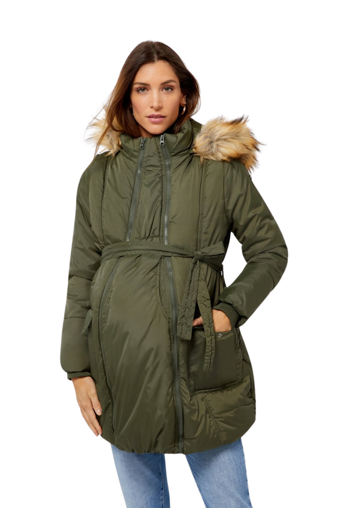 Old Navy MODERN ETERNITY Sofia Waxed 3-in-1 Maternity Jacket With