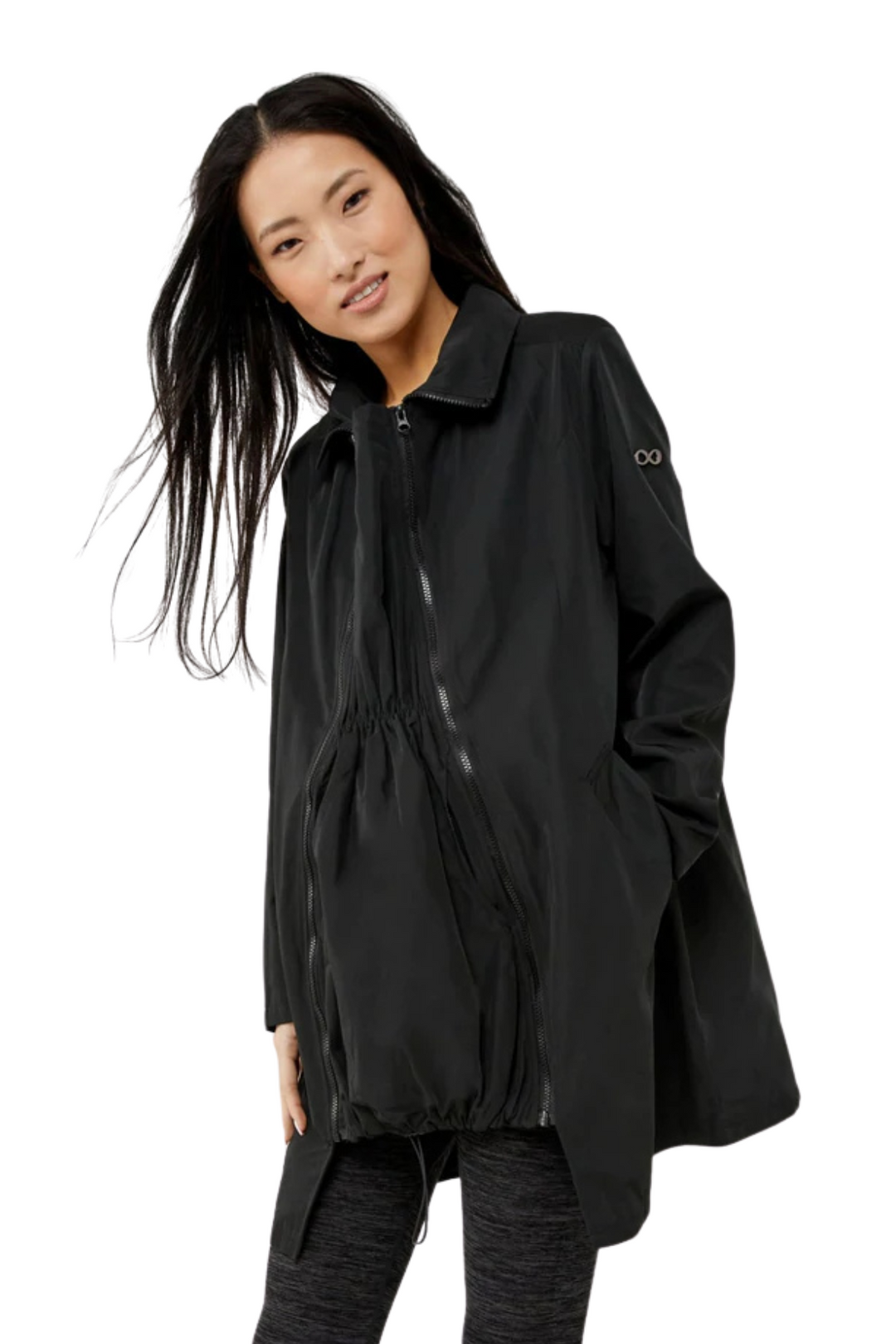 3in1 Maternity Trench Coat Avelynne twill babywearing coat