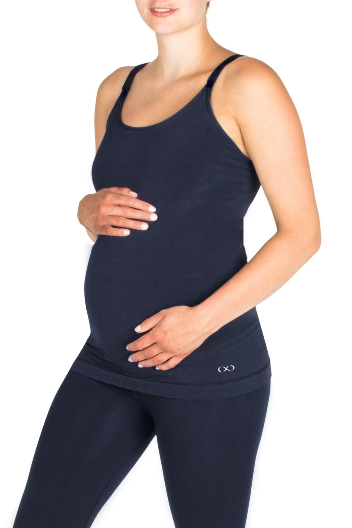 Yoga Nursing Tank Hannah Bamboo Maternity Breastfeeding Tank –  Moderneternity